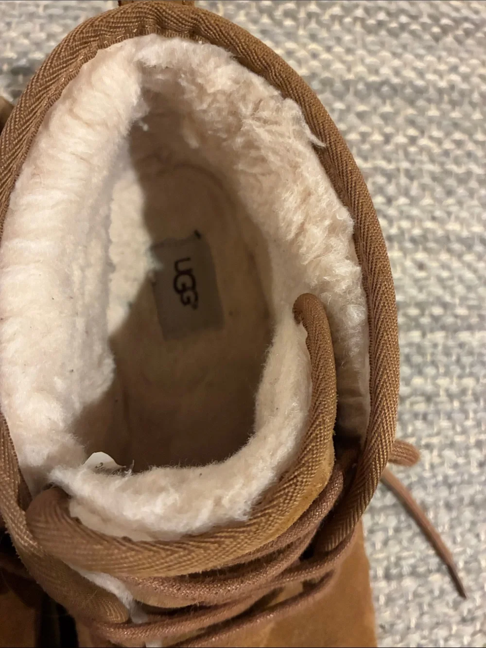 UGG Men's Chestnut Suede Chukka Boots with Shearling Lining